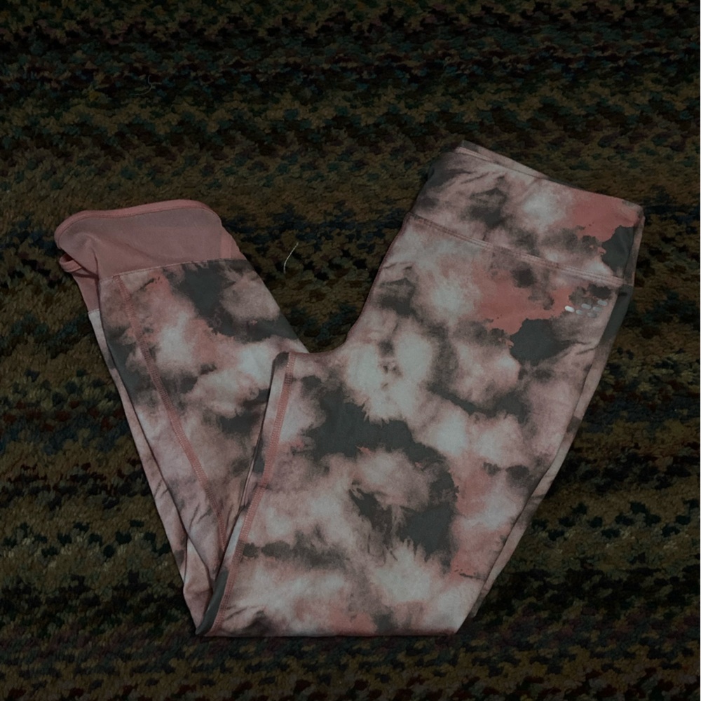 BCG Kids Tie-Dye Leggings - Pink and Black
